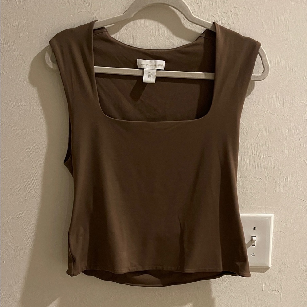 House of Harlow 1960 Brown Tank Top